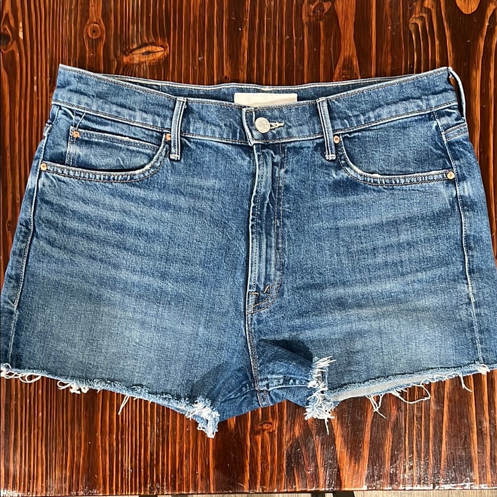 MOTHER Blue Jean Shorts
